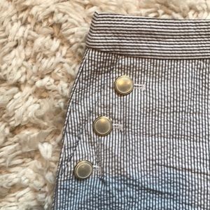 🖤Black and white striped JCrew Skirt ✨